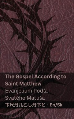 Cover The Bible (The Gospel According to Saint Matthew) / Biblia (Evanjelium Podľa Svätého Matúsa)