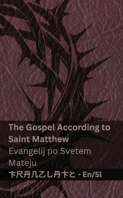 Cover The Bible (The Gospel According to Saint Matthew) / Sveto Pismo (Evangelij po Svetem Mateju)