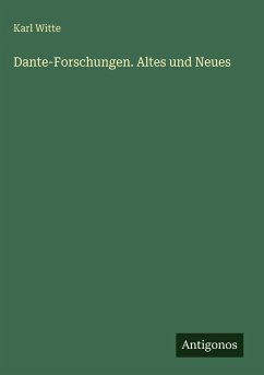 Cover Dante-Forschungen. Altes und Neues