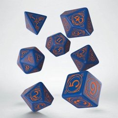 Cover Wizard Dark-blue & orange Dice Set (7)