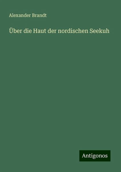 Über die Haut der nordischen Seekuh Über die Haut der nordischen Seekuh