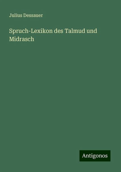 Spruch-Lexikon des Talmud und Midrasch