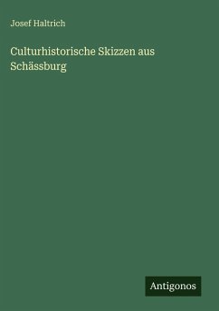 Cover Culturhistorische Skizzen aus Schässburg