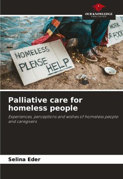 Cover Palliative care for homeless people