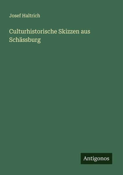 Culturhistorische Skizzen aus Schässburg