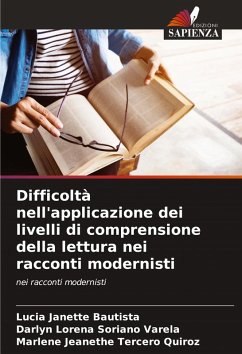 Cover Difficoltà nell'applicazione dei livelli di comprensione della lettura nei racconti modernisti