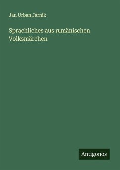 Cover Sprachliches aus rumänischen Volksmärchen