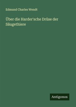 Cover Über die Harder'sche Drüse der Säugethiere