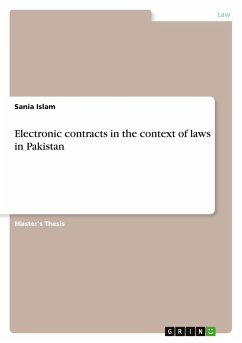 Electronic contracts in the context of laws in Pakistan