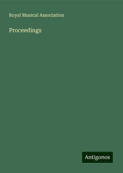 Proceedings - Association, Royal Musical