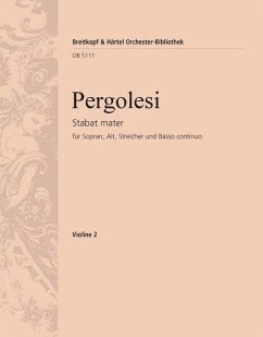 Cover Stabat Mater für Sopran, Alt, Streicher und Bc Violine 2