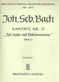 Ich hatte viel Bekümmernis Kantate Nr.21 BWV21 Violine 1