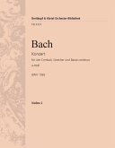 Konzert a-Moll BWV1065 für 4 Cembali und Streichorchester Violine 2 Konzert a-Moll BWV1065 für 4 Cembali und Streichorchester Violine 2