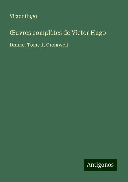 ¿uvres complètes de Victor Hugo