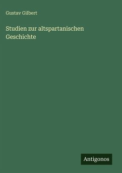 Cover Studien zur altspartanischen Geschichte