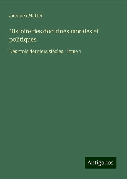 Histoire des doctrines morales et politiques Histoire des doctrines morales et politiques