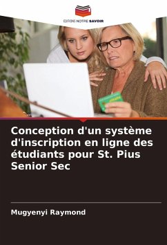 Cover Conception d'un système d'inscription en ligne des étudiants pour St. Pius Senior Sec