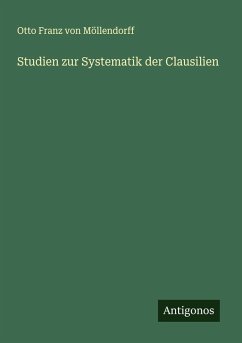 Cover Studien zur Systematik der Clausilien