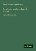 Extraits des procès-verbaux des séances Extraits des procès-verbaux des séances