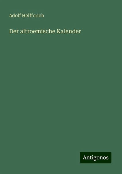 Der altroemische Kalender