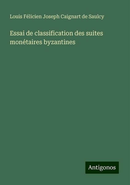 Essai de classification des suites monétaires byzantines