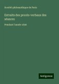 Extraits des procès-verbaux des séances Extraits des procès-verbaux des séances