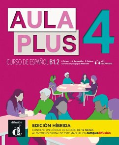 Cover Aula Plus 4 - B1.2 Edicion hibrida - Libro del alumno + MP3 descargable