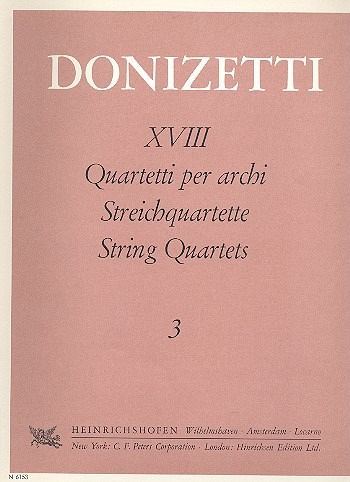 Streichquartett c-Moll Nr.3 Stimmen Streichquartett c-Moll Nr.3 Stimmen