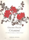 Crisantemi Bearbeitung für 4 Gitarren von 1890 Partitur und 4 Stimmen