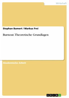 Burnout. Theoretische Grundlagen (eBook, PDF)