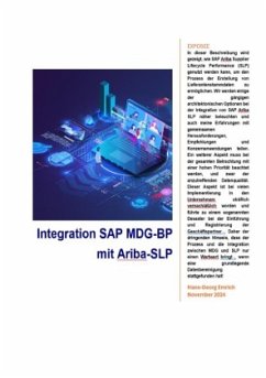 Integration von MDG-BP (Lieferant) mit SAP Ariba Supplier Lifecycle and Performance (SLP) im Rahmen des Business Partne - Emrich, Hans-Georg