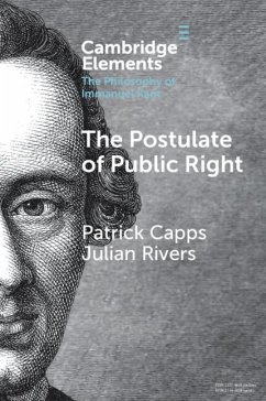 The Postulate of Public Right - Capps, Patrick (University of Bristol Law school); Rivers, Julian (University of Bristol Law School)