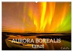 AURORA BOREALIS tanzt (Wandkalender 2025 DIN A2 quer), CALVENDO Monatskalender