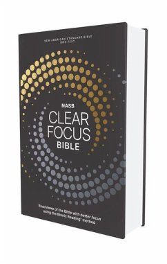 Cover Nasb, Clear Focus Bible, Hardcover, Charcoal/Gold