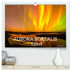 AURORA BOREALIS tanzt (hochwertiger Premium Wandkalender 2025 DIN A2 quer), Kunstdruck in Hochglanz - Calvendo;Kolb-Telieps, Angelika