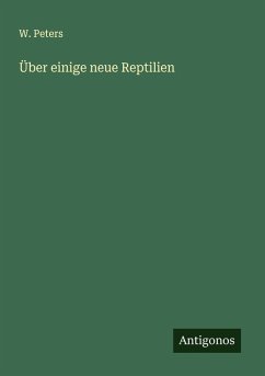 Cover Über einige neue Reptilien