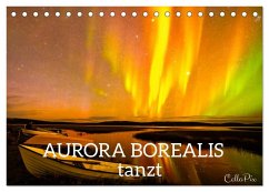 AURORA BOREALIS tanzt (Tischkalender 2025 DIN A5 quer), CALVENDO Monatskalender - Calvendo;Kolb-Telieps, Angelika