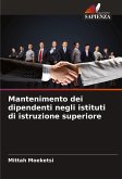 Mantenimento dei dipendenti negli istituti di istruzione superiore Mantenimento dei dipendenti negli istituti di istruzione superiore