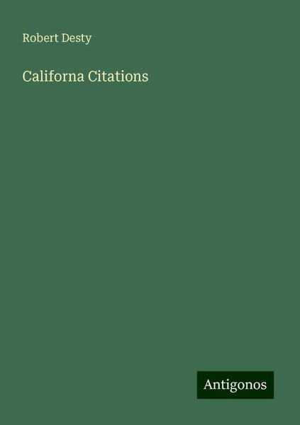 Californa Citations