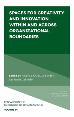 Spaces for Creativity and Innovation Within and Across Organizational Boundaries - Amalya L. Oliver; Jörg Sydow; Patrick Cohendet Spaces for Creativity and Innovation Within and Across Organizational Boundaries - Amalya L. Oliver; Jörg Sydow; Patrick Cohendet