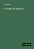 Record of Mr. Alcott's School