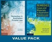Cover Remedies in Australian Private Law VALUE PACK 2 2 Volume Paperback Set