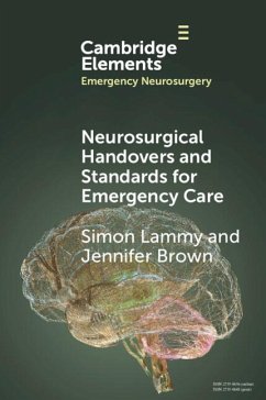 Neurosurgical Handovers and Standards for Emergency Care - Lammy, Simon (Institute of Neurological Sciences); Brown, Jennifer (Institute of Neurological Sciences)