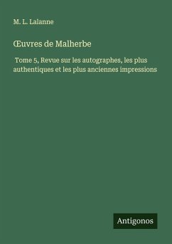 Cover ¿uvres de Malherbe