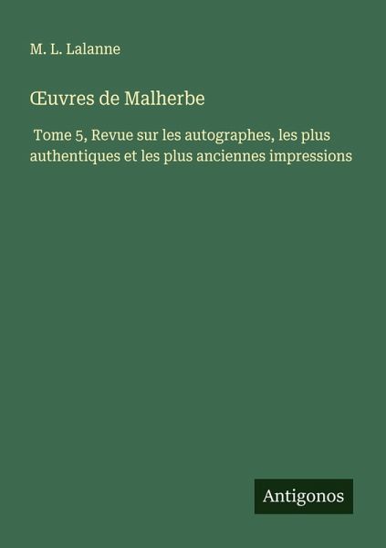 ¿uvres de Malherbe ¿uvres de Malherbe