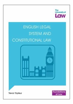 Cover Foundations of Law - English Legal System and Constitutional Law