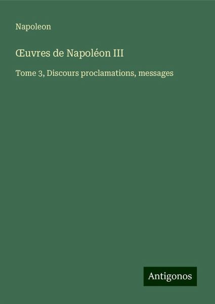 ¿uvres de Napoléon III