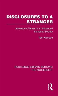 Disclosures to a Stranger - Kitwood, Tom