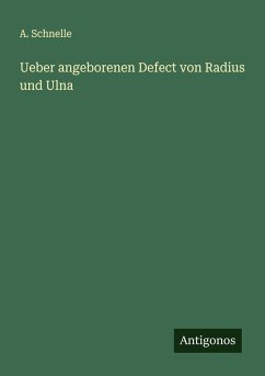 Cover Ueber angeborenen Defect von Radius und Ulna