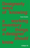 Designerly Ways of Knowing Designerly Ways of Knowing
